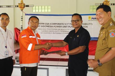 Penyerahan Program CSR (CORPURATE SOCIAL RESPONSIBILITY) PT INDONESIA POWER UNIT PLTGU PEMARON
