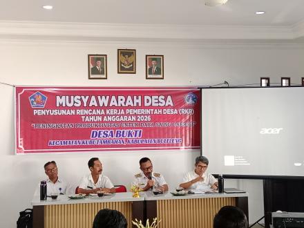 MUSDES RKP DESA BUKTI TAHUN ANGGARAN 2026
